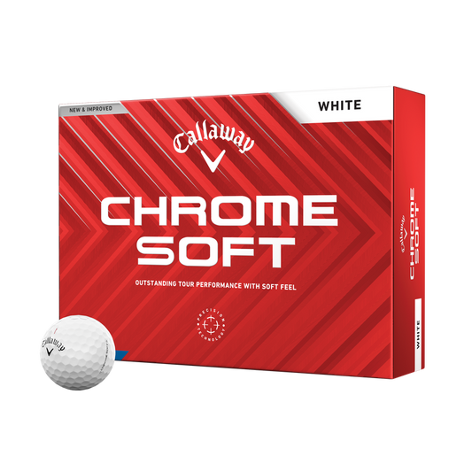 Callaway Chrome Soft Golf Balls - White