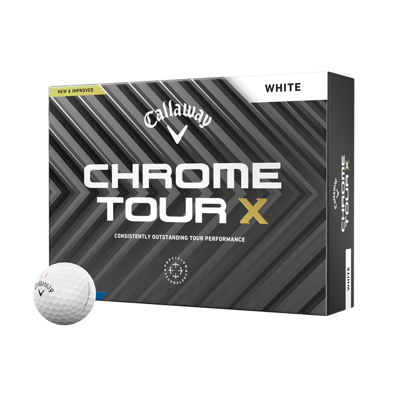 Callaway Chrome Tour X Golf Balls - White