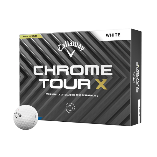 Callaway Chrome Tour X Golf Balls - White