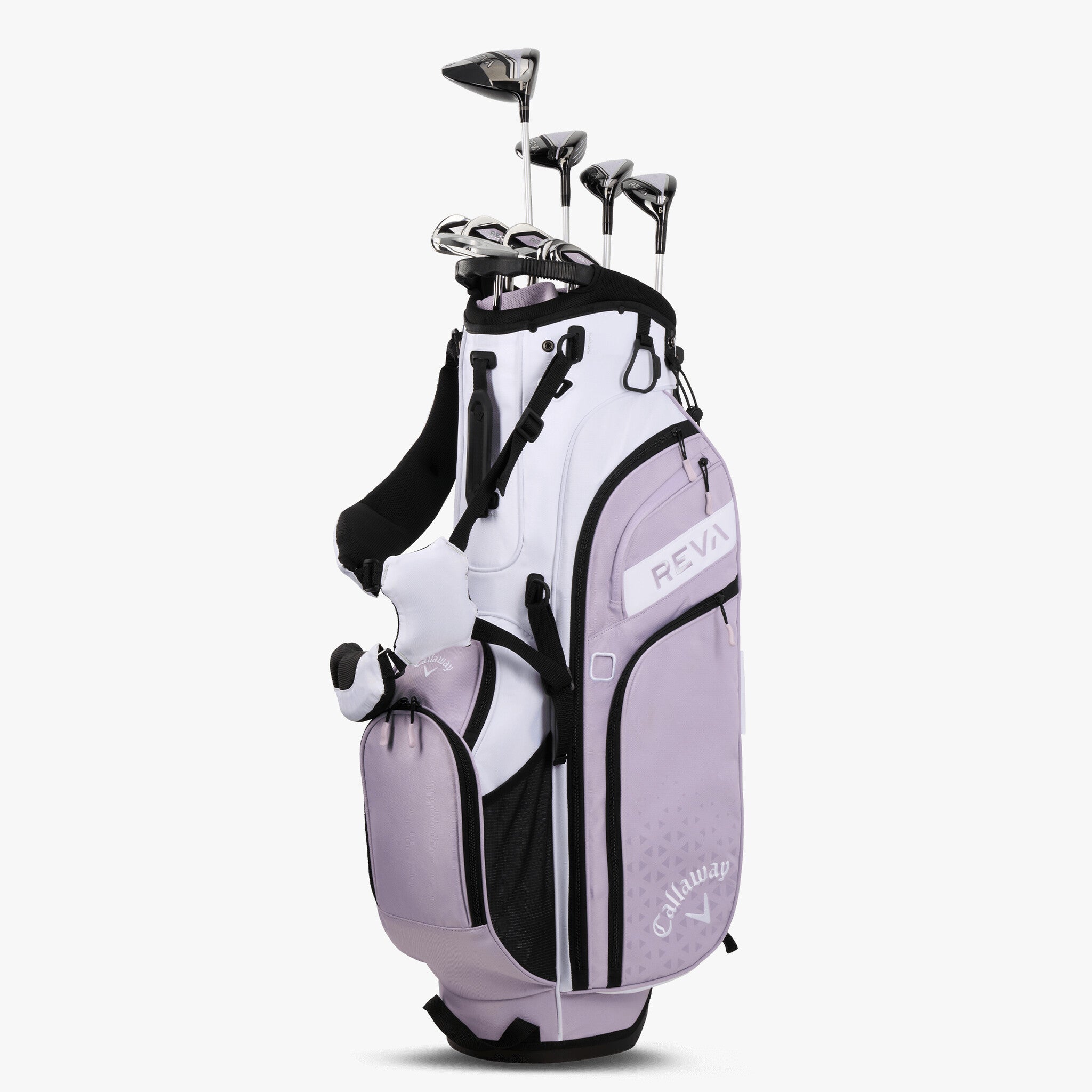 Callaway golfbag レディース Callaway Women's REVA 11-Piece Stand Bag Complete Set - Violet