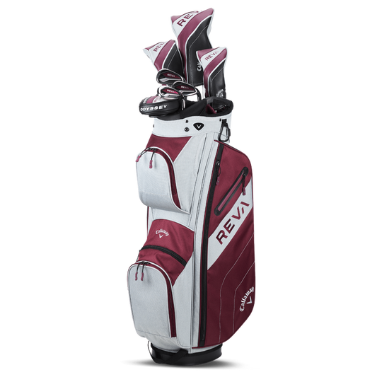 Callaway Women’s REVA 11-Piece Stand Bag Complete Set - Eggplant