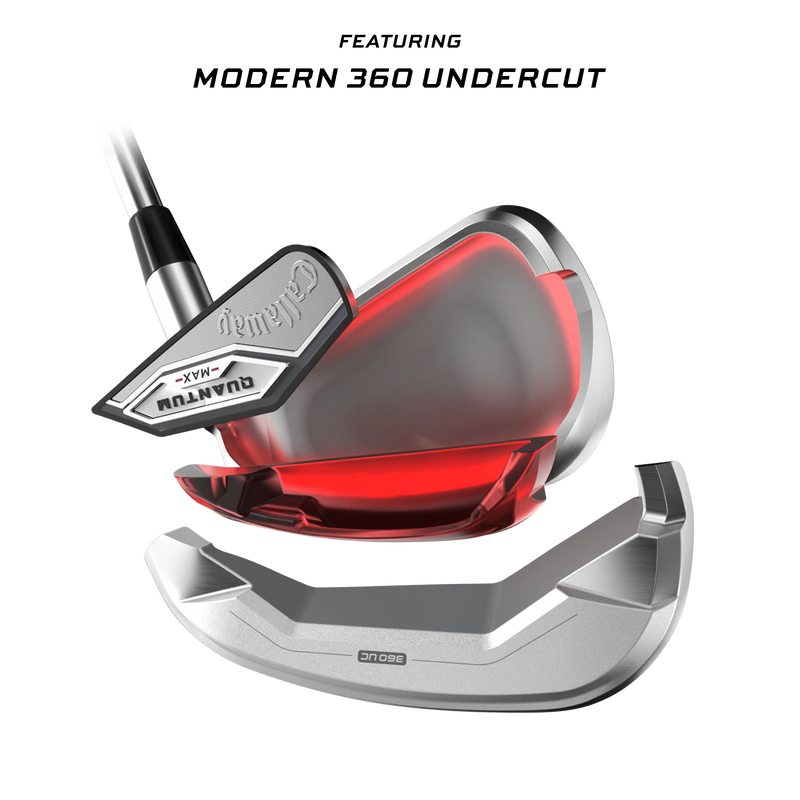 Callaway Quantum Max Golf Irons - 5-AW - KBS Max 90 Stiff RH