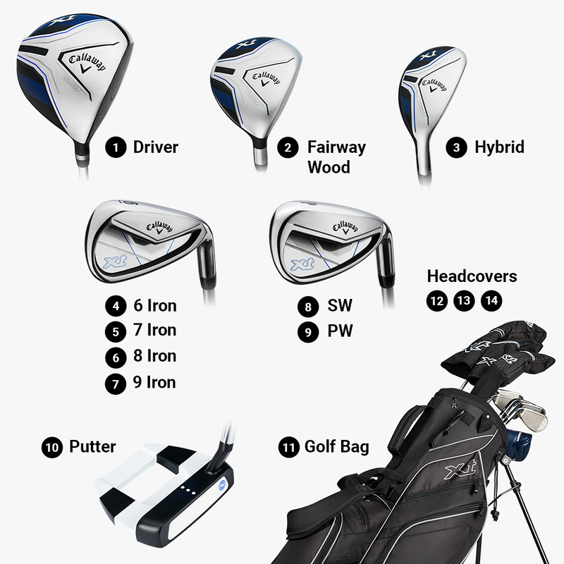 Callaway XT Juniors Set - Black - RH