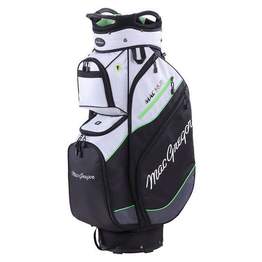 MacGregor Mac 14 Way 10" Cart Bag - Sliver/Black/Green