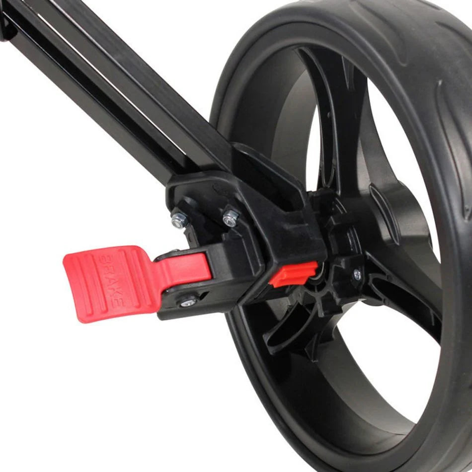 Masters 5 Series 3 Wheel Push Trolley  - Black