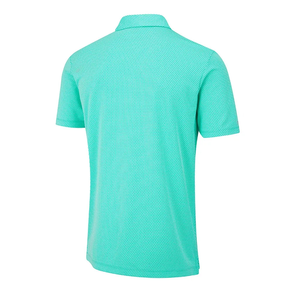 Ping Halcyon Men's Honeycomb Polo Shirt - Aruba Blue Multi