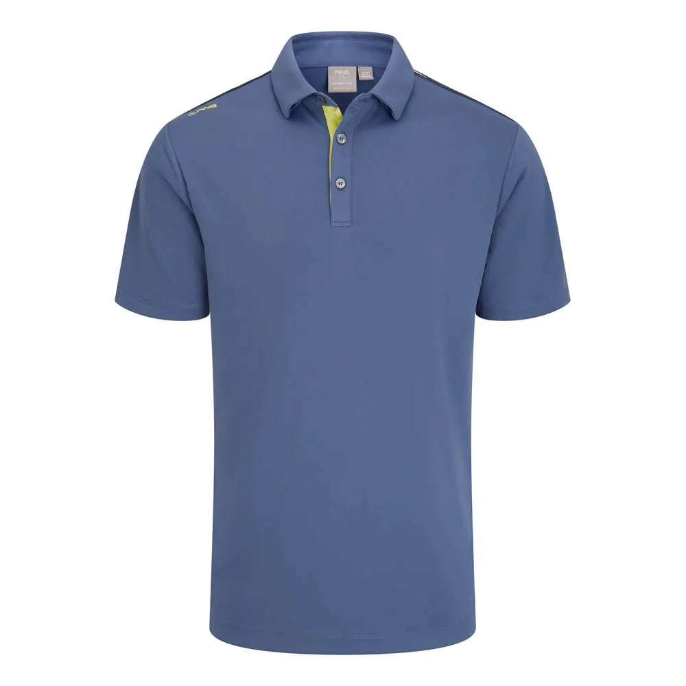 Ping Inver Men's Polo Shirt - Blue Indigo