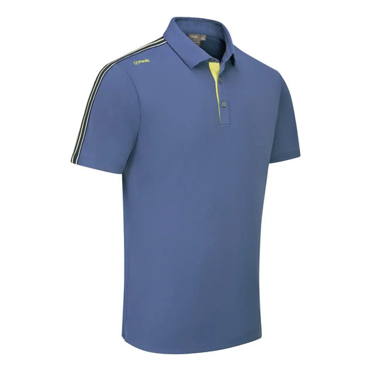 Ping Inver Men's Polo Shirt - Blue Indigo