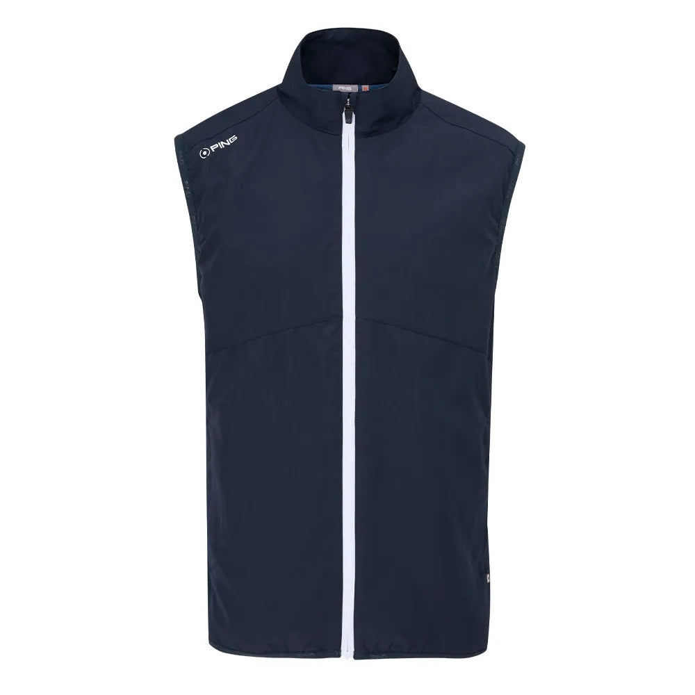 Ping Ashbourne Men's Fleece Vest - Navy/Stormcloud