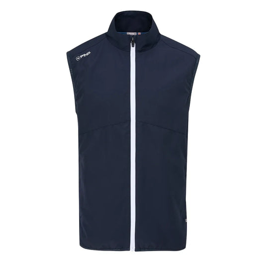 Ping Ashbourne Men's Fleece Vest - Navy/Stormcloud
