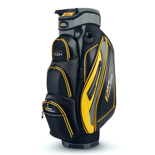 Powakaddy Premium Tech Cart Bag Black/Yellow