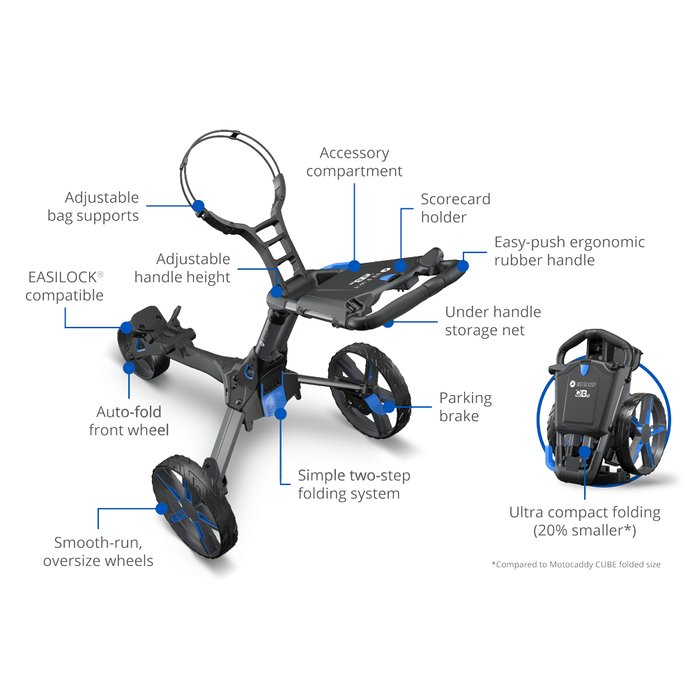 Motocaddy QB2 Push Trolley 2025
