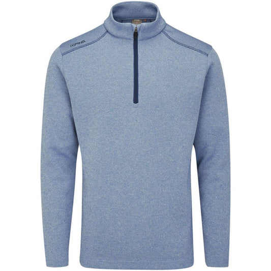 Ping Ramsey Half Zip Fleece Golf Top Stone Blue