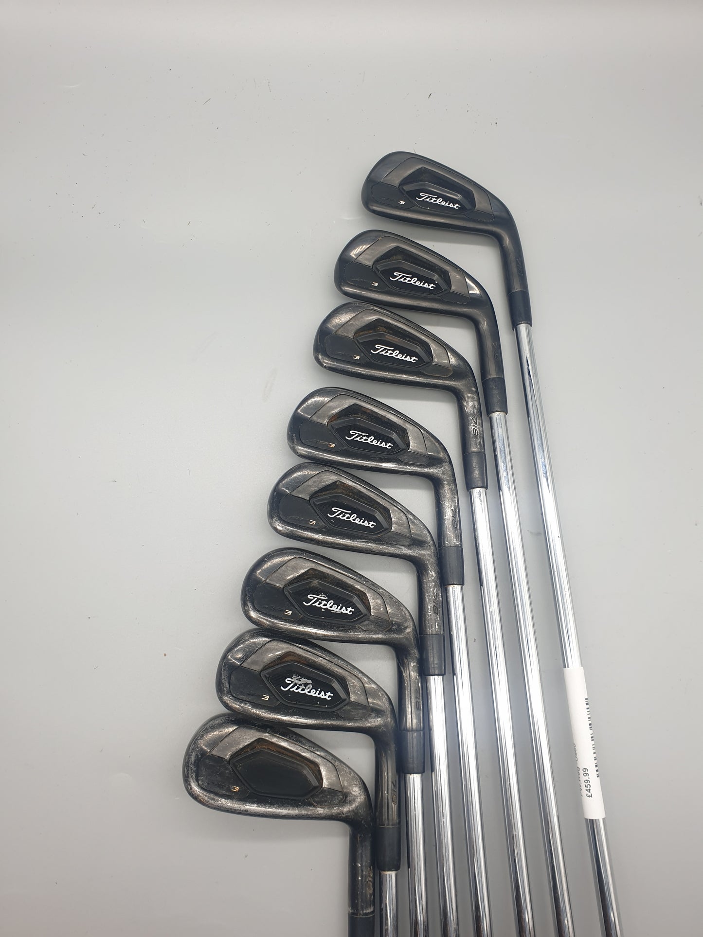 Titleist AP3 718 Blk Ltd Ed 3-PW KBS Tour C-Taper 110 Regular Right Hand -Used