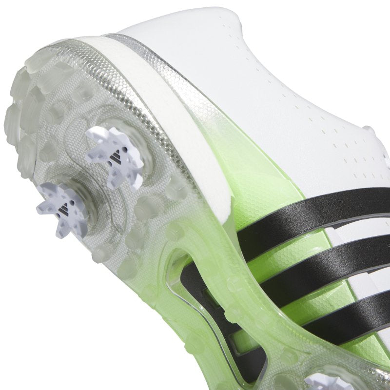 Adidas Tour 360 2024 Golf Shoe - White/Black/Green