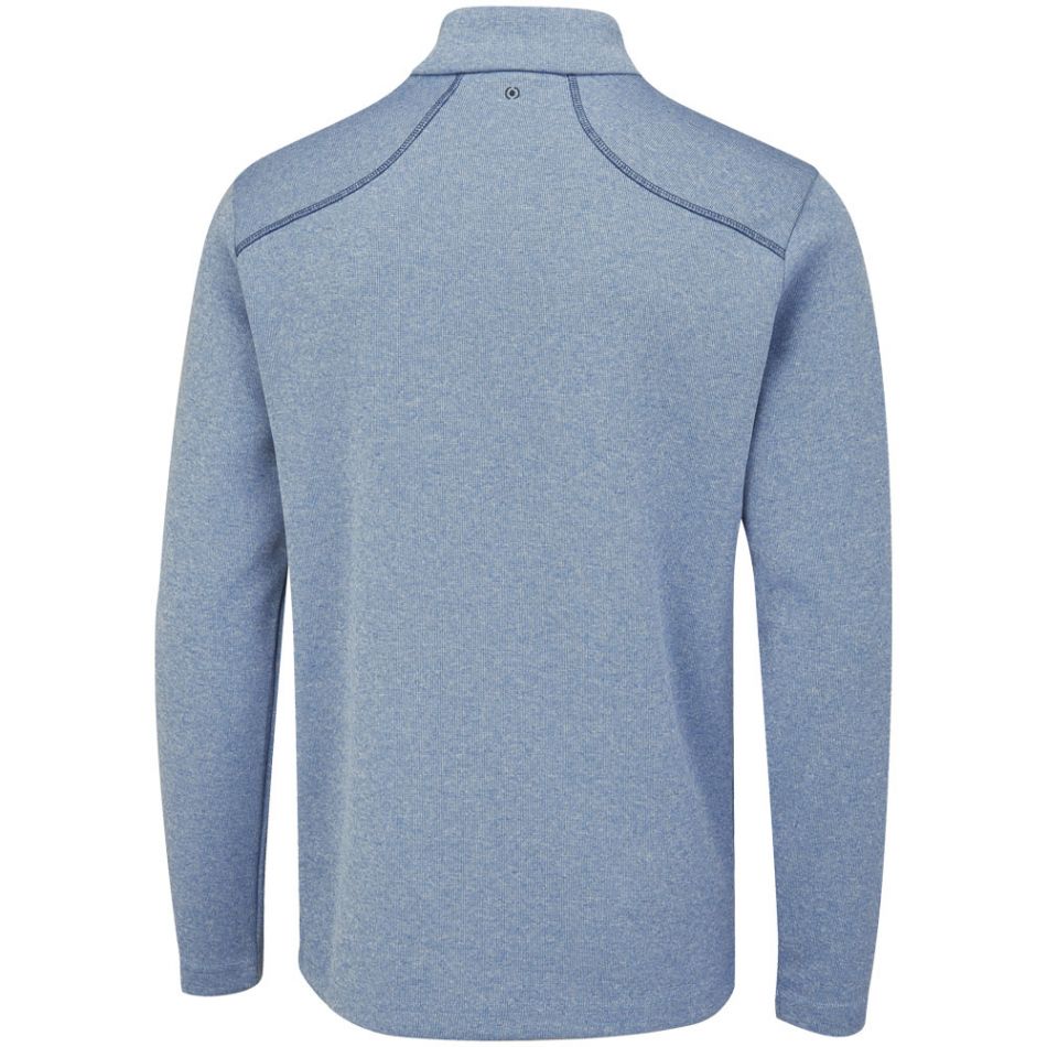 Ping Ramsey Half Zip Fleece Golf Top Stone Blue