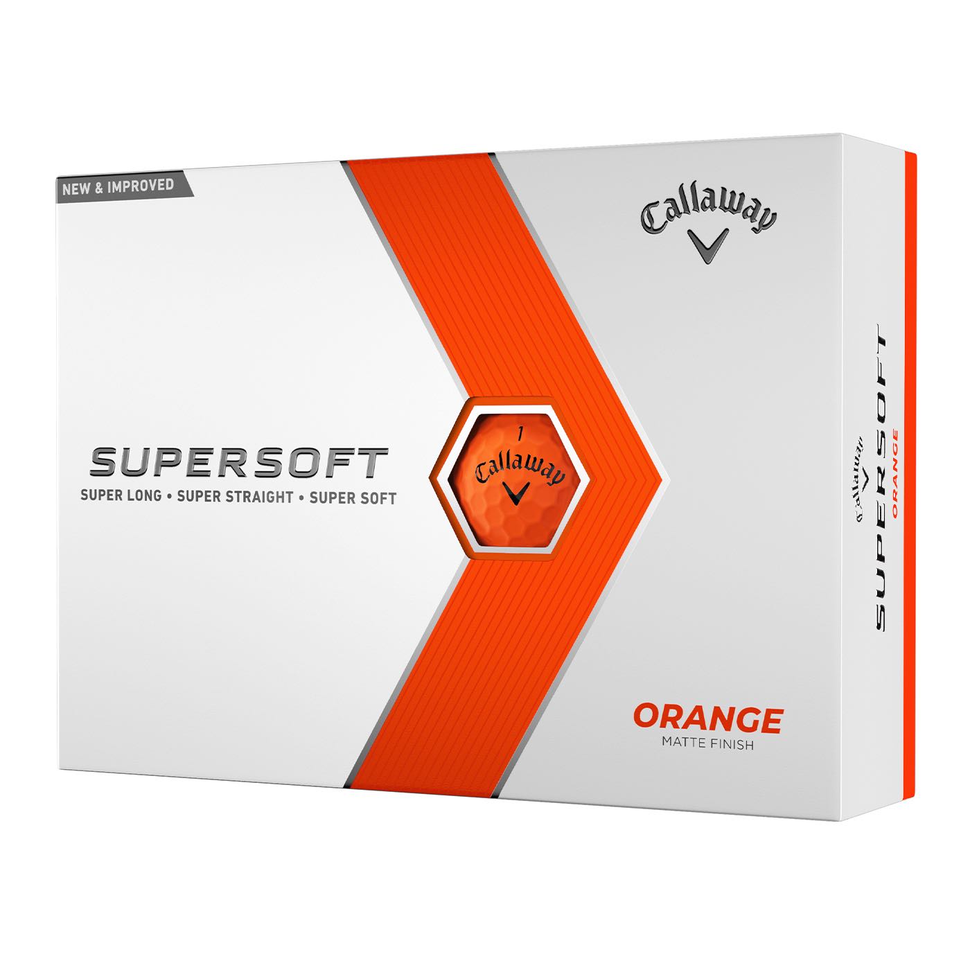 Callaway Supersoft Orange Golf Balls 2023 - 12 Pack