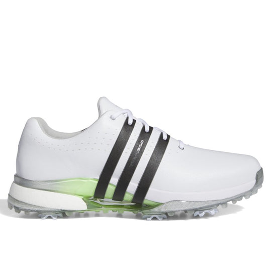 Adidas Tour 360 2024 Golf Shoe - White/Black/Green