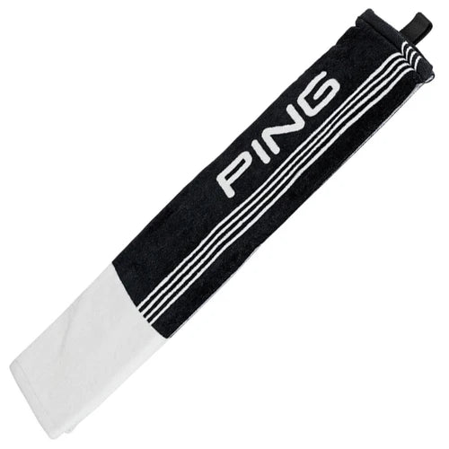 Ping Tri-Fold Towel White / Black