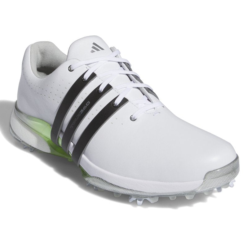 Adidas Tour 360 2024 Golf Shoe - White/Black/Green