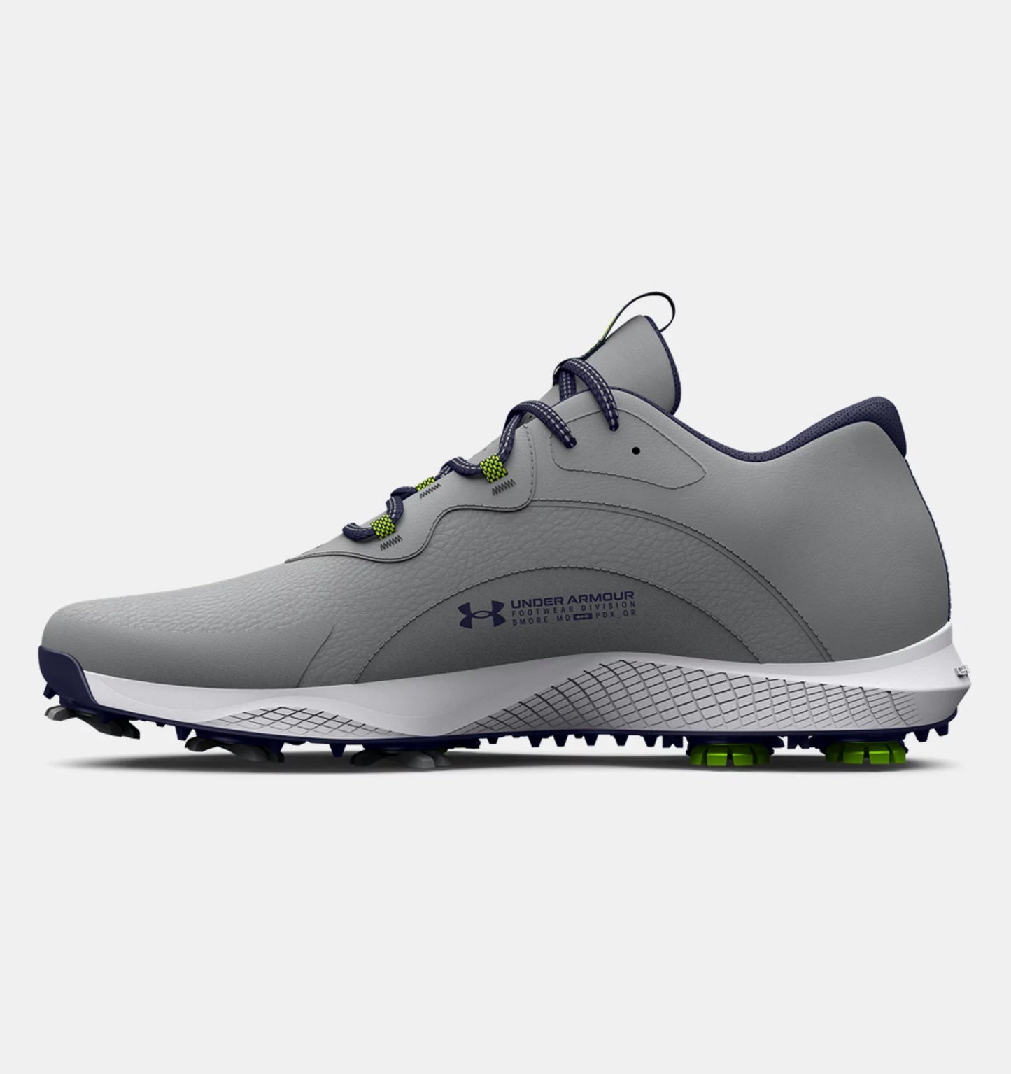 Under Armour Charged Draw 2 Wide Black Golf Shoes Mod Gray/Midnight Navy