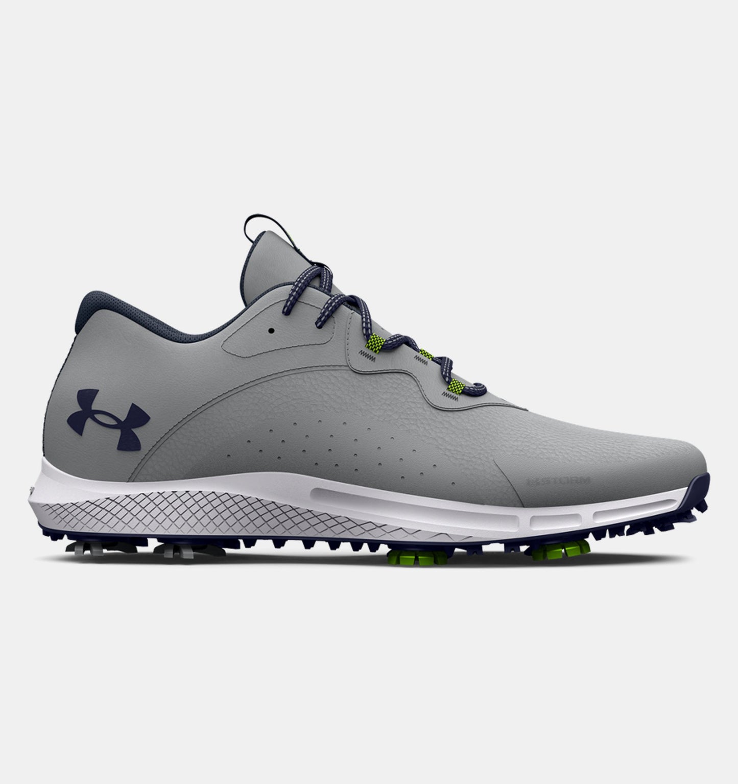 Under Armour Charged Draw 2 Wide Black Golf Shoes Mod Gray/Midnight Navy