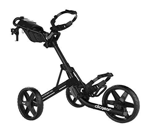 Clicgear 4.0 3-Wheel Push Trolley - Matt Black