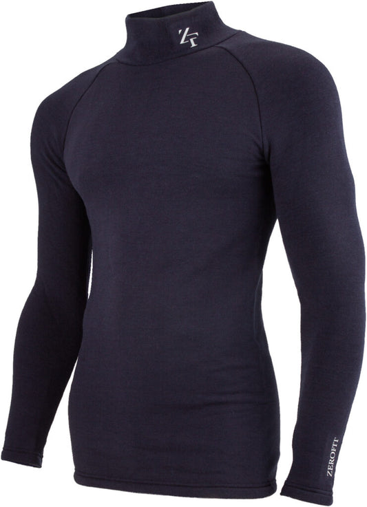 Zerofit Heatrub Ultimate Mock Baselayer - Navy