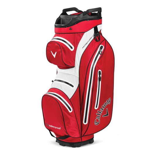 Callaway Hyper Dry 15 Waterproof Cart Bag 2020 Red/White