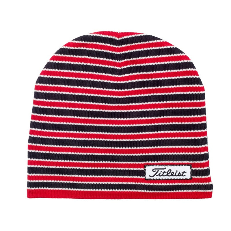 Titleist Striped Beanie Red/Navy