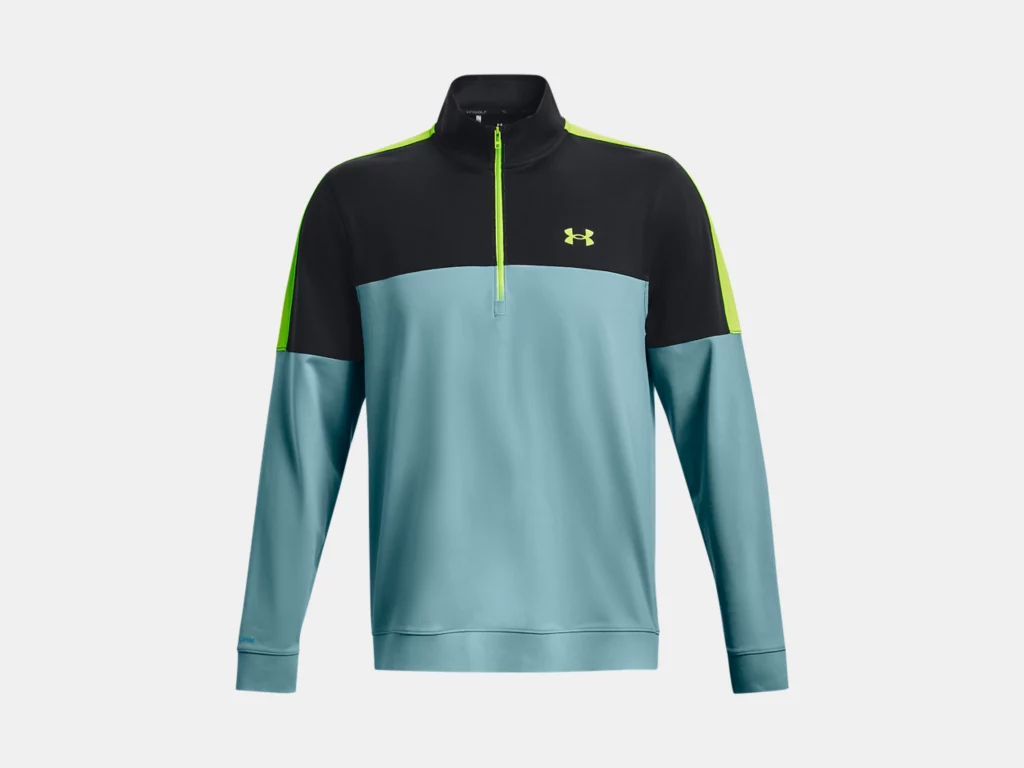 Men's UA Storm Midlayer ½ Zip - Still Water / Black