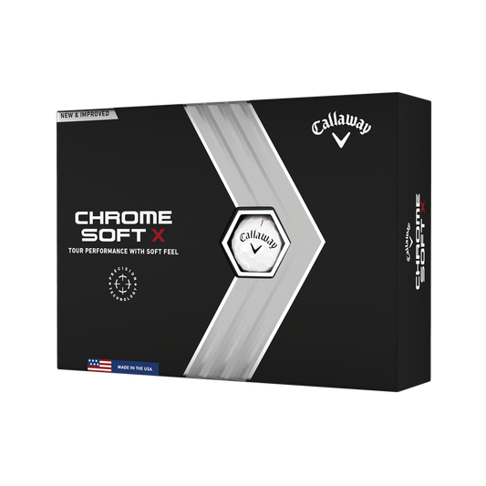 Callaway - Chrome Soft X Golf Balls White 2022