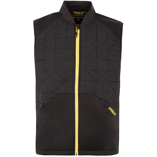 ProQuip Mens Therma-Bora Windproof Golf Gilet Black