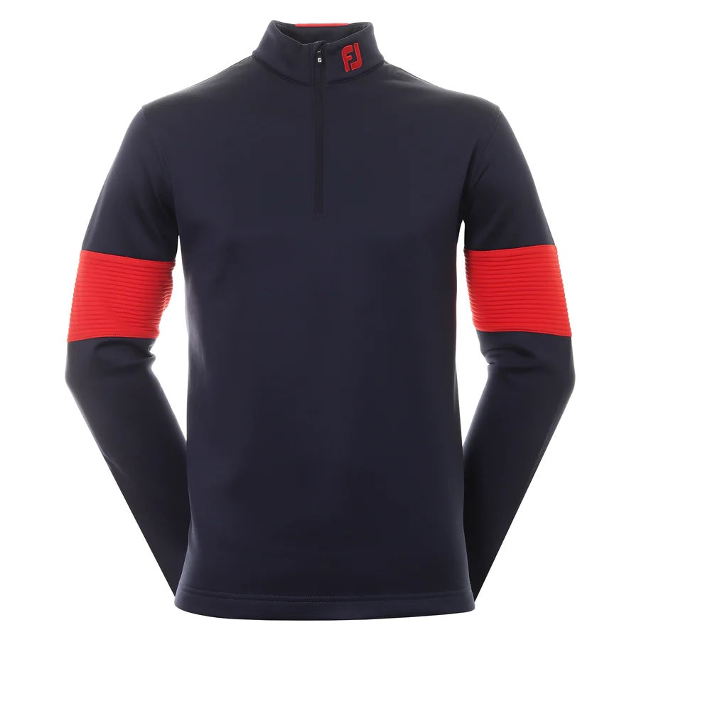 FootJoy Ribbed XP Chill Out Pullover Navy/Red