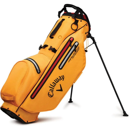 Callaway Fairway C Hyper Dry Stand Bag 2022 - Gold/Fire Red