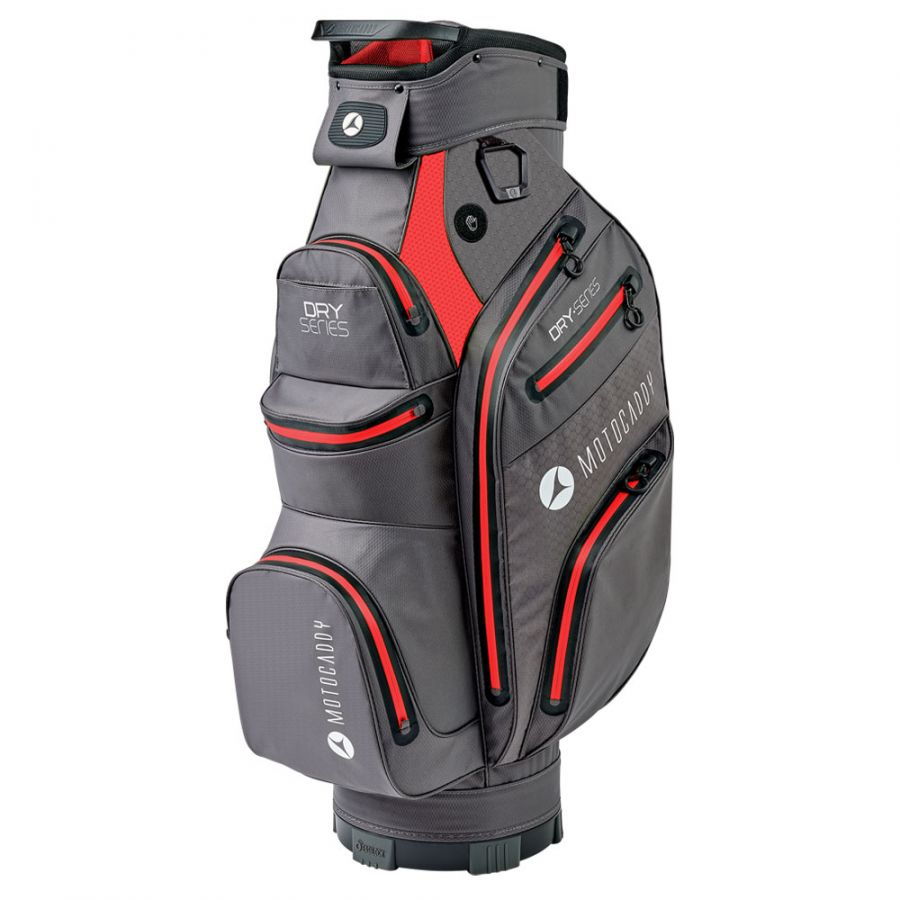 Motocaddy Dry Series 2022 Golf Cart Bag Charcoal/Red