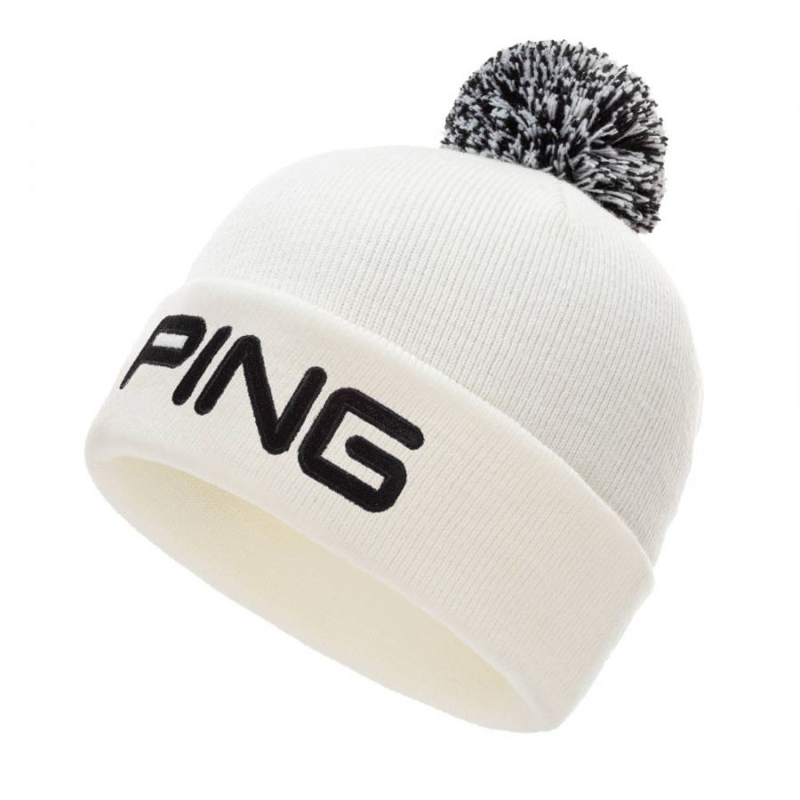 Ping Classic Bobble Hat White