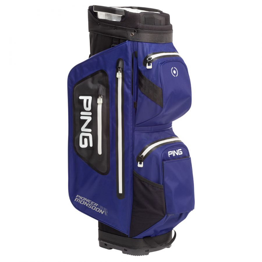 Ping Pioneer Monsoon Waterproof Golf Cart Bag - Cobalt Blue/Black