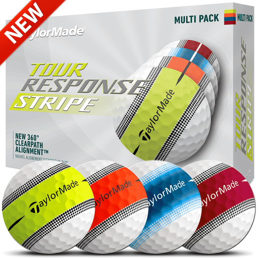 Taylormade Stripe Multi-Pack Golf Balls 12 Pck