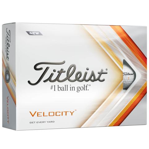Titleist Velocity 2022 White Balls 12Pk