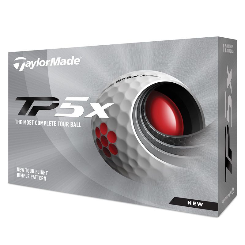 Taylormade TP5X White Golf Balls 12Pk