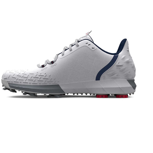 Under Armour Men's HOVR Drive 2 E Golf Shoes White/Silver