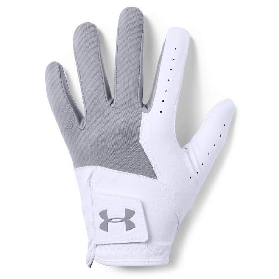 Under Armour Medal Golf Glove White/Gray Left Hand